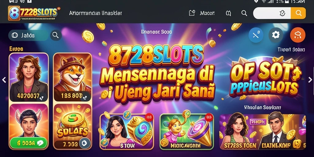 Tampilan gameplay menarik dari 8728SLOTS dengan grafik menawan.