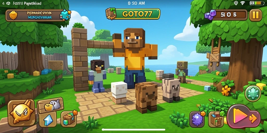 Tampilan menarik dari permainan Puzzle GOTO77 dengan gameplay yang seru.