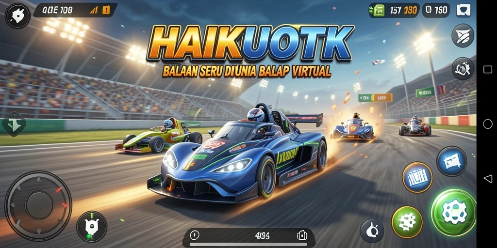 Tampilan gameplay HAIKUOTK yang penuh aksi dan seru.