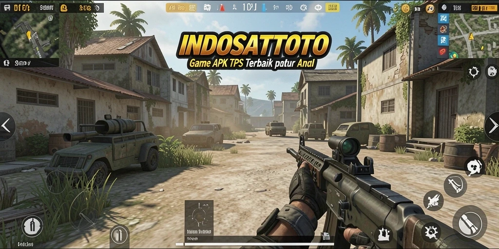 Screenshot INDOSATTOTO menampilkan aksi gameplay TPS yang mendebarkan.