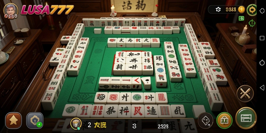 Gameplay Mahjong seru dan menarik di LUSA777.