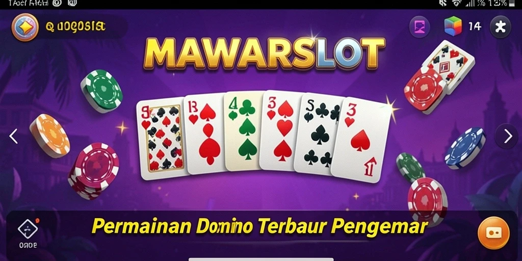 Screenshot gameplay MAWARSLOT menampilkan keseruan permainan Domino.