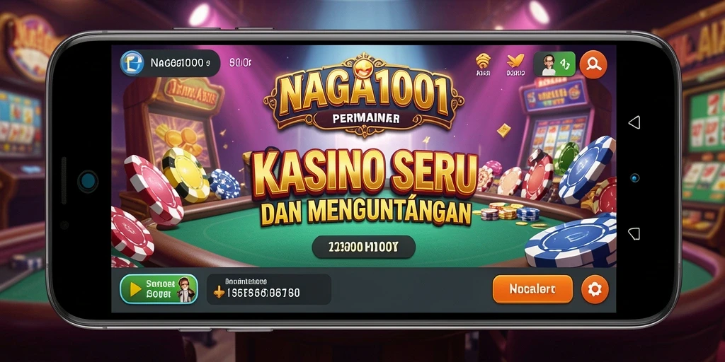 Screenshot gameplay NAGA1001 menampilkan aksi mendebarkan dalam permainan kasino.