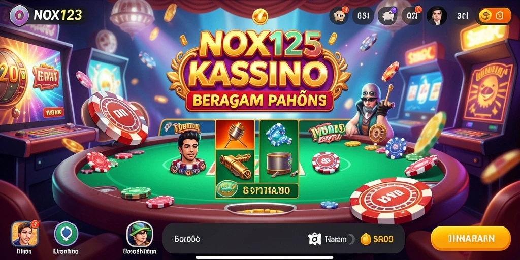 Tampilan gameplay menarik dari NOX123 yang memukau.