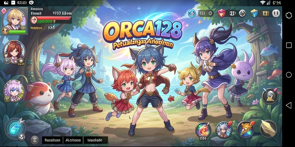 Tampilan gameplay ORCA128 yang memikat dan penuh aksi.