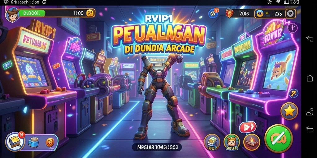 Tampilan gameplay RVIP1 yang penuh warna dan seru.