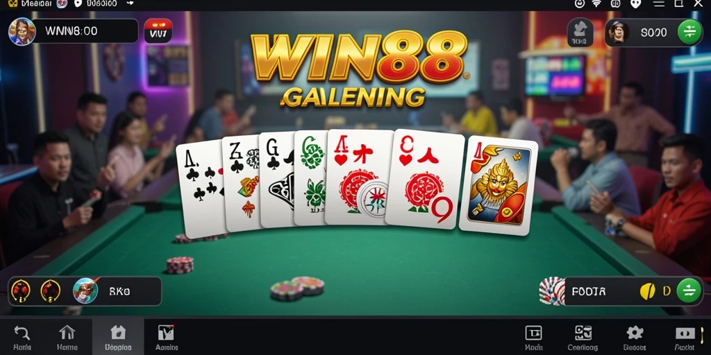 Screenshot gameplay WIN88 menampilkan keseruan permainan Domino.